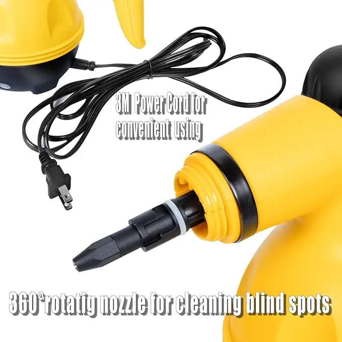 1000W 10S Fast Heating High Pressure Portable Steam Cleaner Handheld Steam Cleaner Steamer for Cleaning