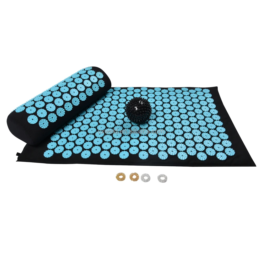Коврик для катания на коньках, китайский акупрессуемый коврик и набор подушек, натуральный кокосовый коврик для снятия боли в спине и шее