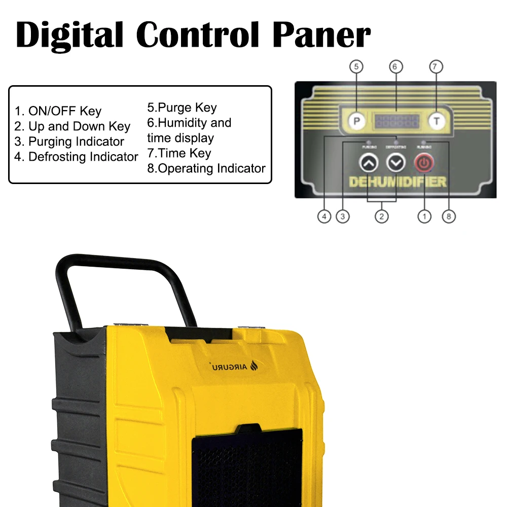 Best Selling Professional Air Dry Machine Air Purifier Commercial Industrial Dehumidifier 70Lgr for Swimming Pool