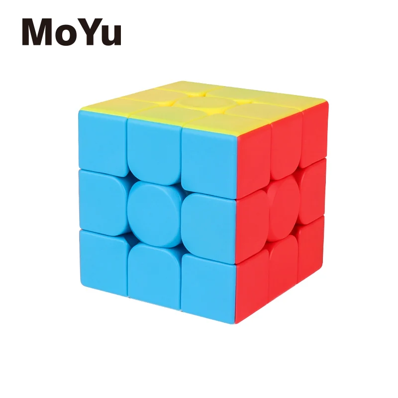 MoYu Cube высокое качество 5,5 см 3x3 скоростной куб без стикеров 3x3 волшебная головоломка для детей rubis