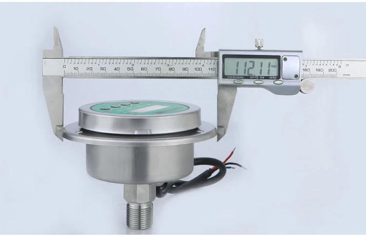 High accuracy 0.5%FS 80mm stainless steel back connection 4 wire digital switch air Pressure gauges