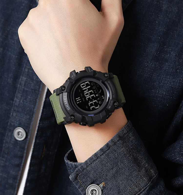 SKMEI 2053 fashion super black mens smart watch latest Silicone band bluetooth step counting running sports watch supplier