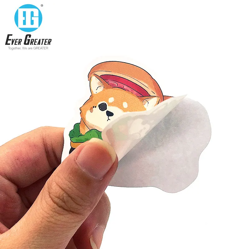 Custom Design Decorative Glass Stickers Permanent Transfer Sticker