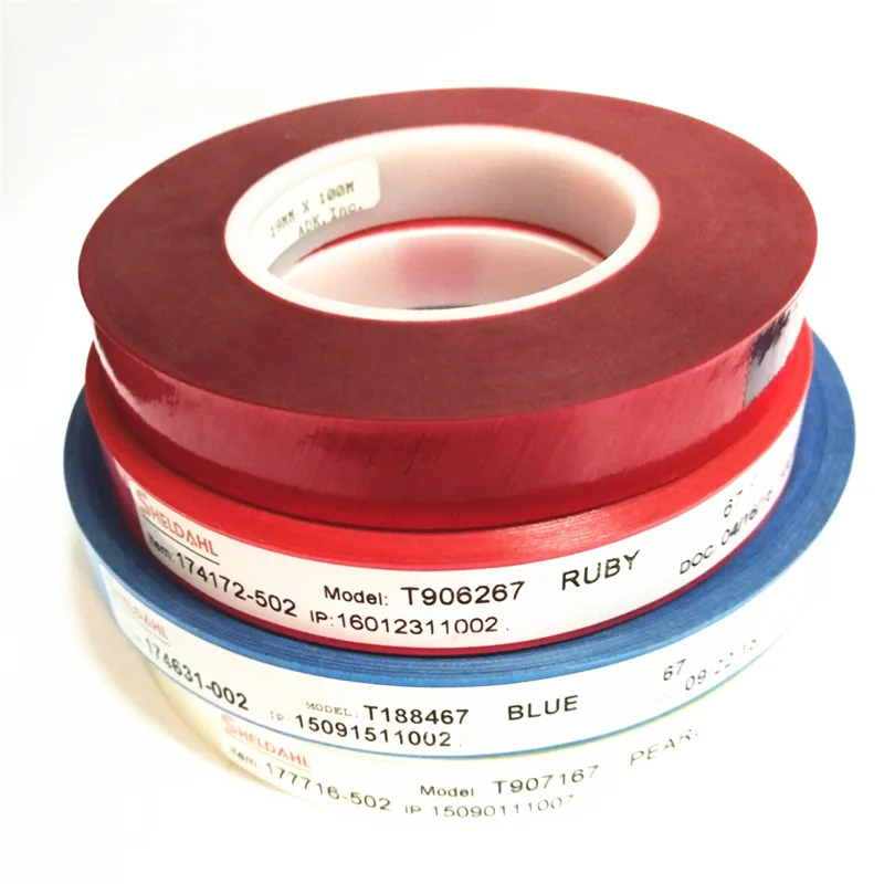 Blue 67degree REV Abrasive belt joint plastic tape for making sanding belt 19MMx100m