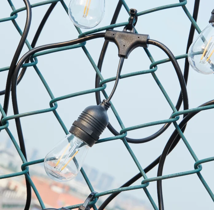 
S14 Bulb Outdoor Waterproof Decoration Restaurant Cafe Pole String Light 