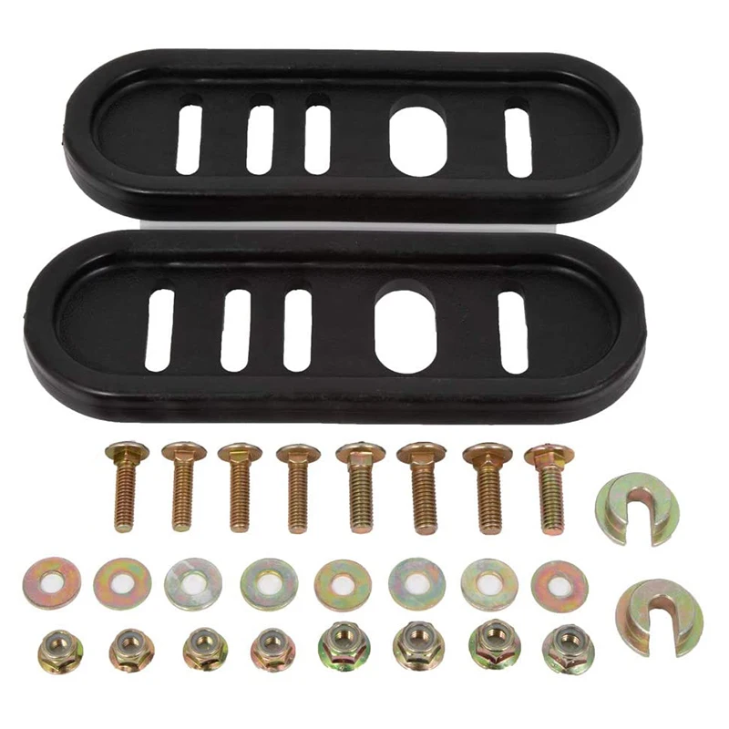 Heavy-Duty and  Work great Rolling Skid Shoes Kit Fits Universal Two & Three Stage Snowthrowers