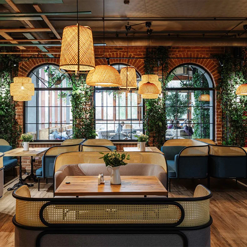 customized seating modern PU leather booth sofas restaurant sectional sofa booth designs