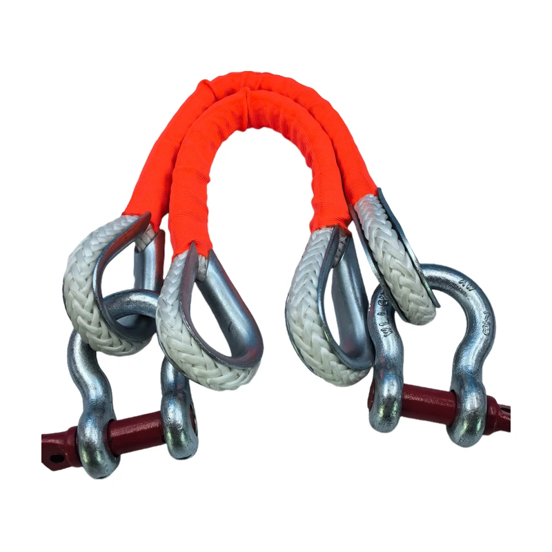 UHMWPE Life boat fall protection FPD escape boat fall sling Ultra high molecular polyethylene shackle double sling cable belt RV