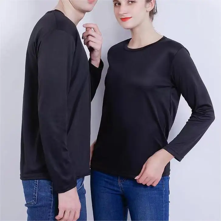 OEM Custom Printing High Quality Cotton Oversized Summer Casual Long Sleeve T-Shirt Men Heavyweight Puff Long Sleeve TShirt