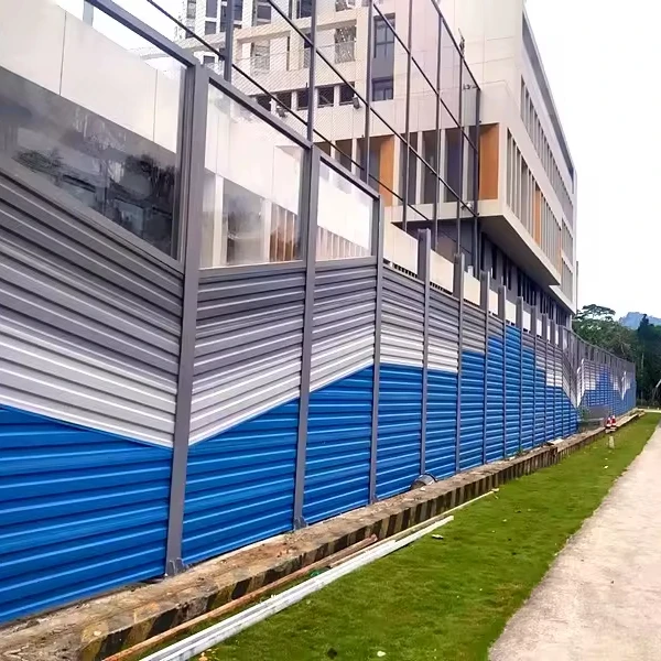 Residential railway noise barrier Anti corrosion flame retardant Soundproof Acoustic Fencing Sound Panels Barriers Sheet