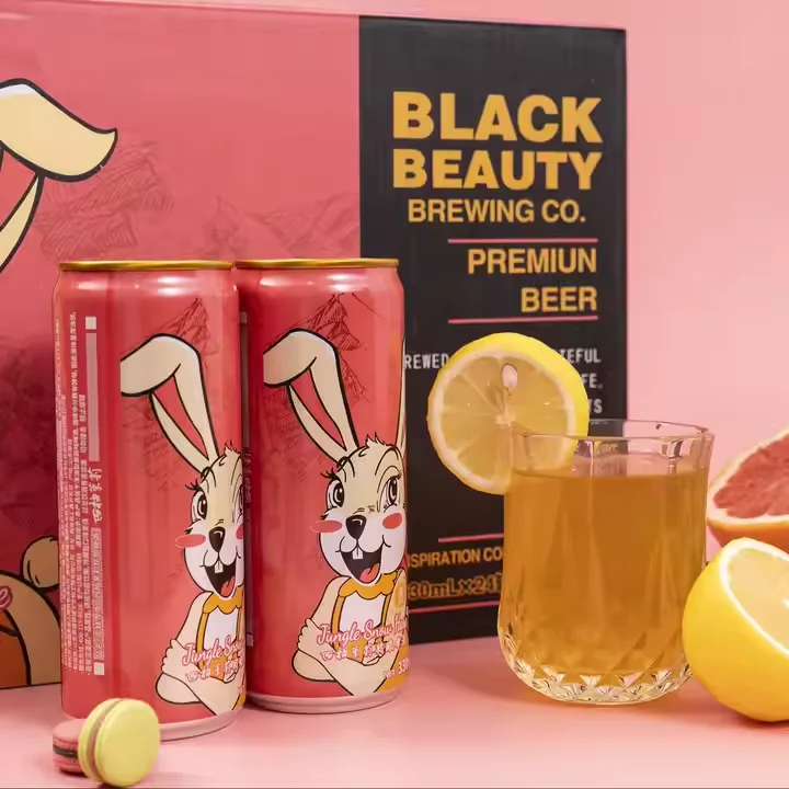 Factory Manufacturer OEM 330ml Extra Craft Beer Low Alcohol Drink Grapefruit Flavor Fruit Flavoring Beers