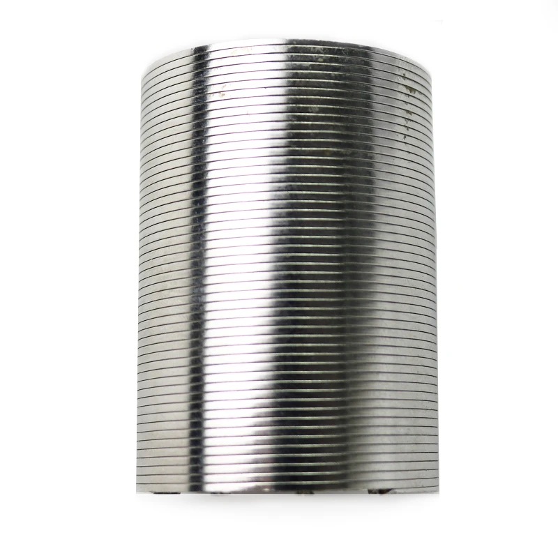 Wire Filter Cylinder Stainless Steel Filter Mesh Water Well pipe Johnson filter Wire Wrapped Screen Pipe