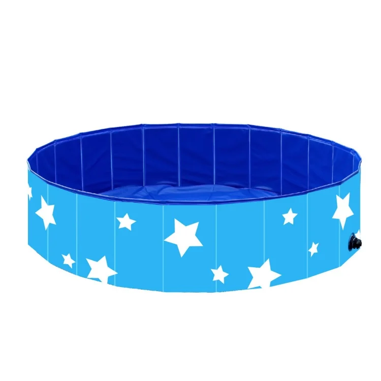Home Foldable Dog Pet Bath Pool Collapsible Kiddie Wading Pool Dog Pool Bathing Tub