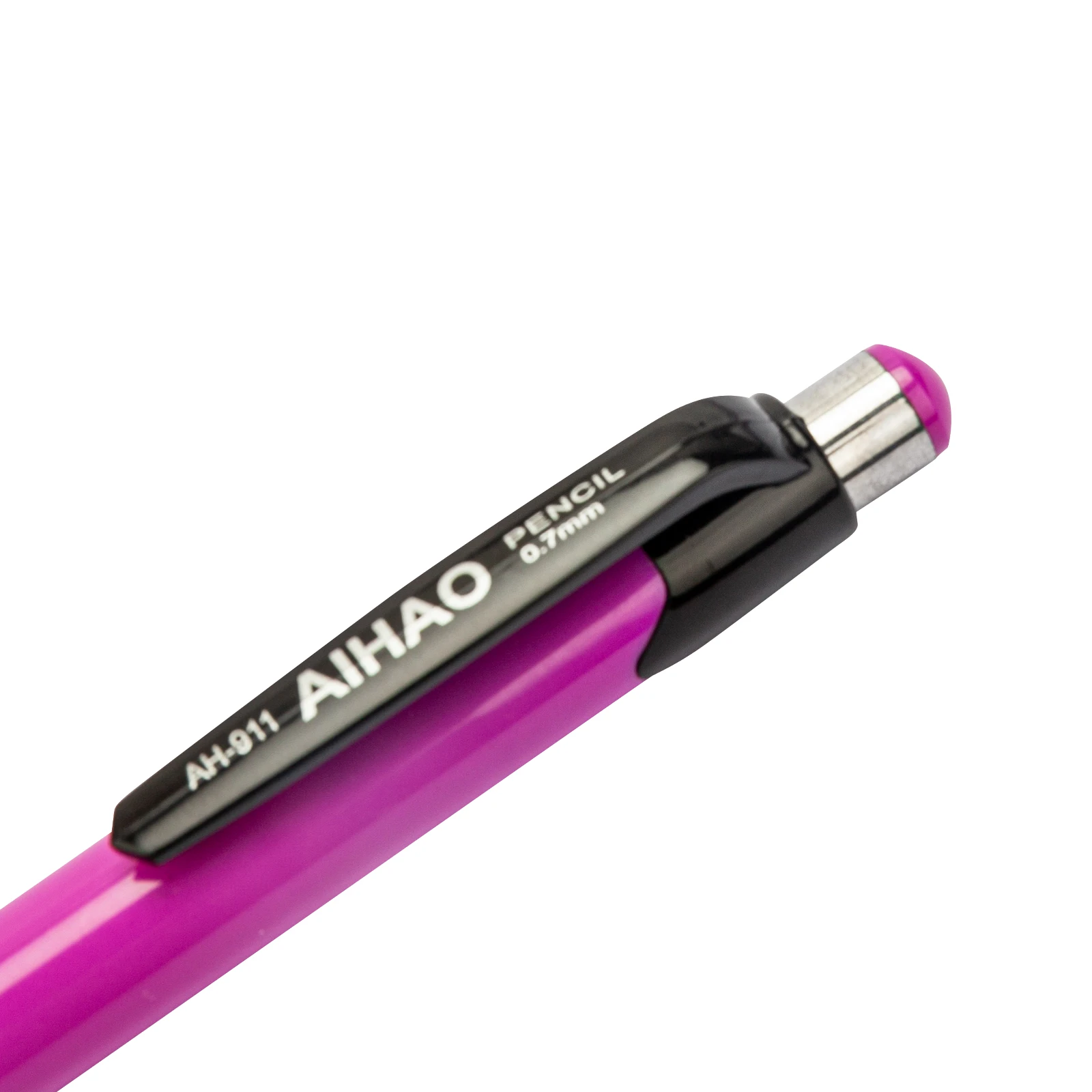 Aihao Wholesale Plastic Rubber Grip Assorted Color Custom Logo 0.7mm Mechanical