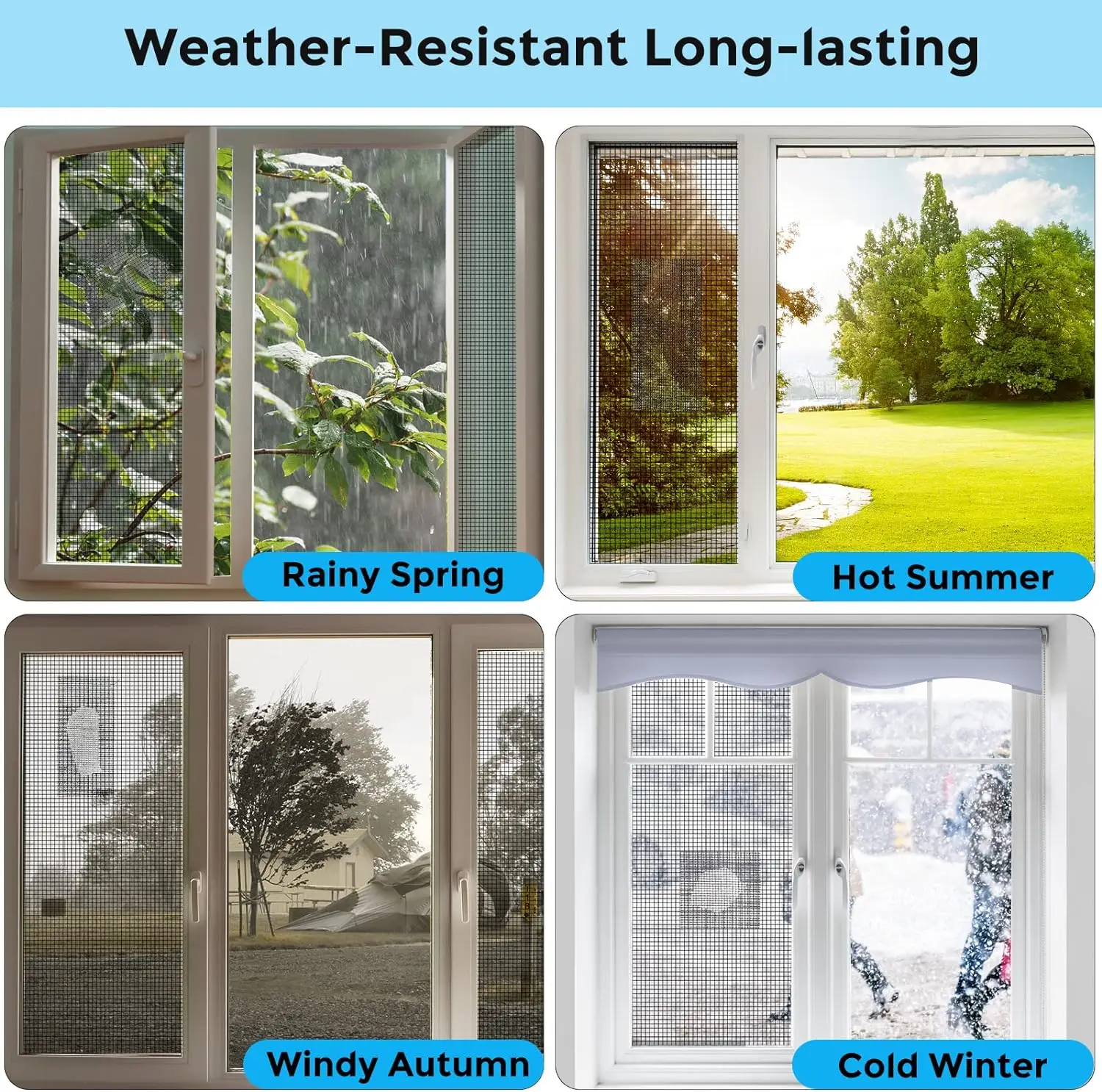 High Quality Waterproof Custom Self-adhesive Window Screening repair tape Anti-Insect Mosquito Fiberglass Mesh Repair Tape