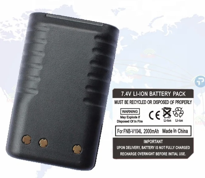 FNB-V104LI Replacement Two Way Radio Battery for VERTEX Walkie Talkie VX230 VX231 VX228