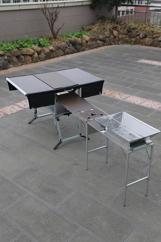 BULIN C650 Bbq Travel Accessories Picnic Camping With Roof Top Tent Outdoor Camping Mobile Kitchen