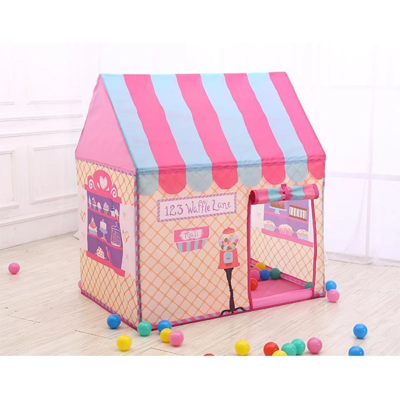 Indoor kids party tent entertainment 190T Polyester play tent house for kids
