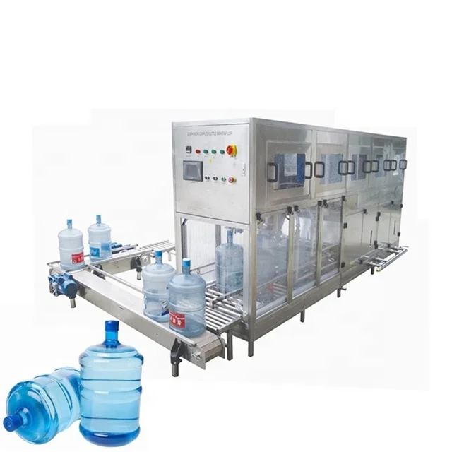 Factory price automatic distilled pure mineral table still aqua water 3 to 5 gallon 20 liter bottle filling capping machine