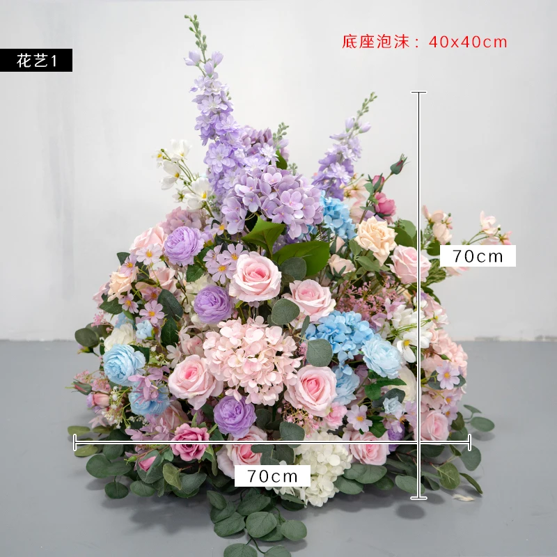 Wholesale Pink Purple Centerpieces Flowers For Wedding Table Center Pieces Wedding Flower Ball Decoration