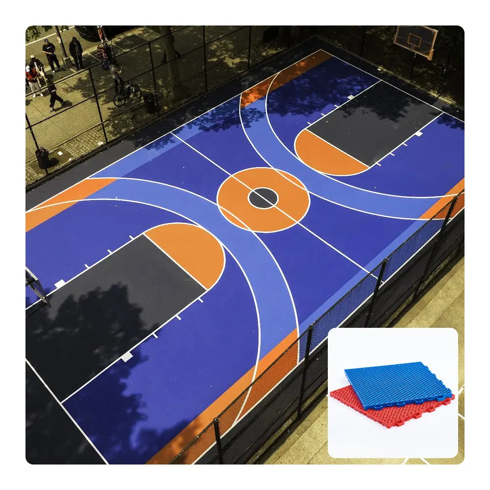 Полы для спортивной площадки FIBA, 100% ПП, для баскетбольной площадки, плитка, пластиковый пол для плавающей баскетбольной площадки