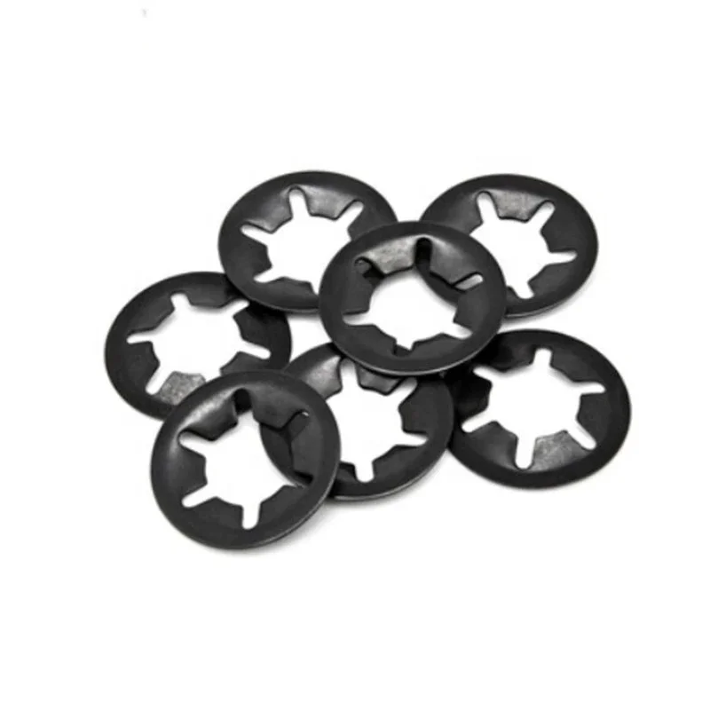 M2 M2.5 M3 M4 M5 M6 M8 M10 M12 Star Lcok Plum Bearing Retaining Rings Internal Tooth Star Lock Washer