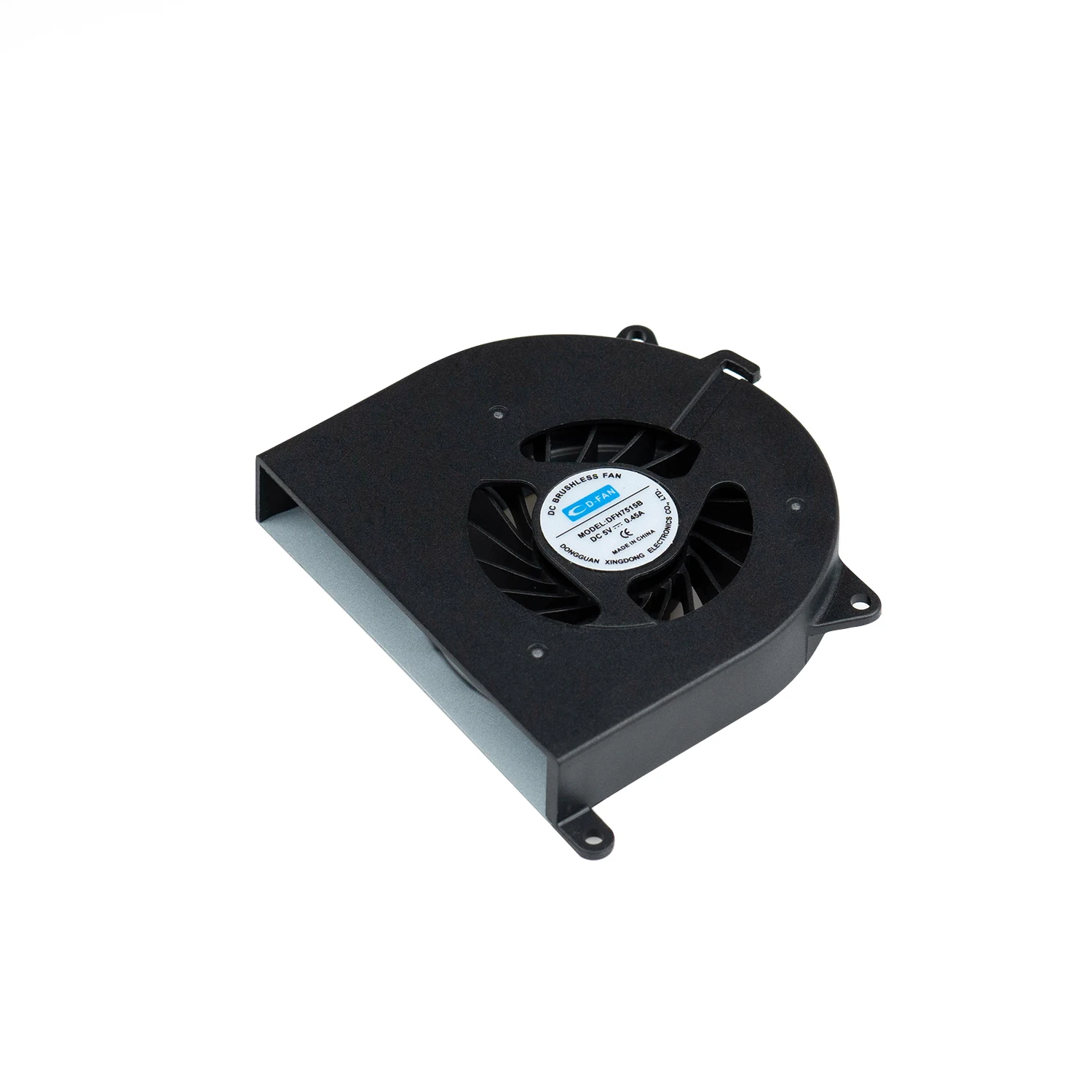 High pressure centrifugal blower 7515 75mm 12v dc brushless blower fan pwm 5v