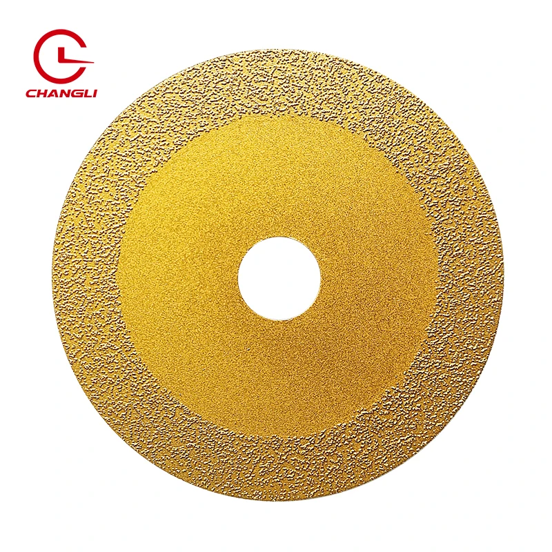 Super Thin OEM 110mm vaccum brazed cutting steel Diamond 4inch Cutter Grinding Saw Blades for Rock Stone Marble Tile