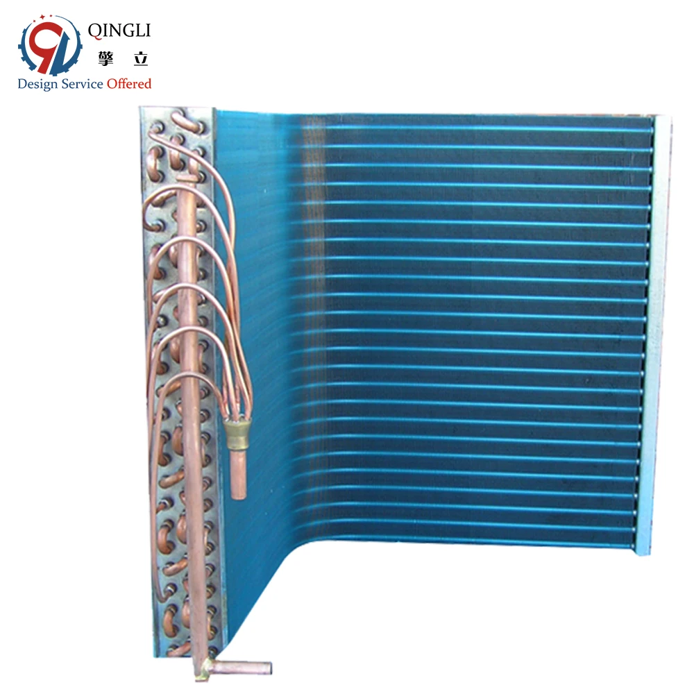 Refrigerator Freezer 24000BTU Chiller Fin Evaporator Water-Cooled Air-Cooled Condensing Evaporator