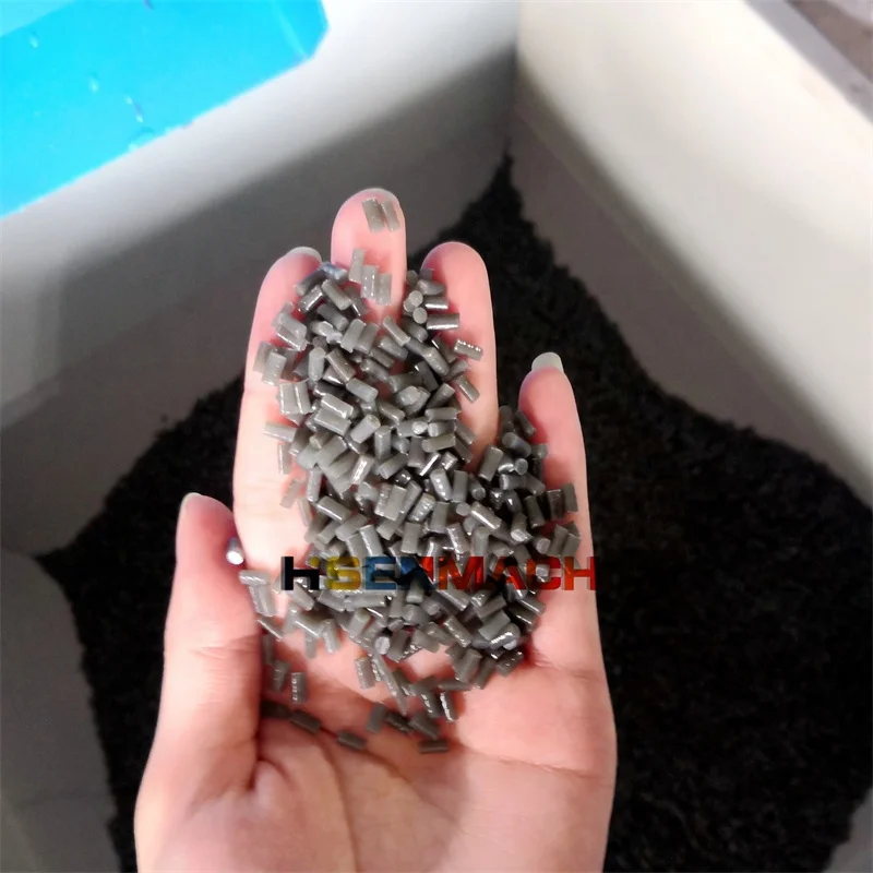 PP PE plastic recycling granulator machine screw