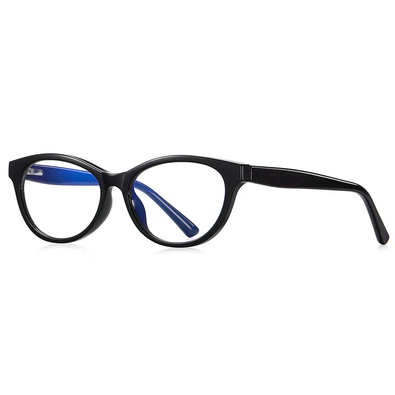 Oval Lens Anti Blue Ray Glasses Frame Eyeglass Portable Reading Glasses Anti Blue Light TR90 Frame Children Eyeglass Frame