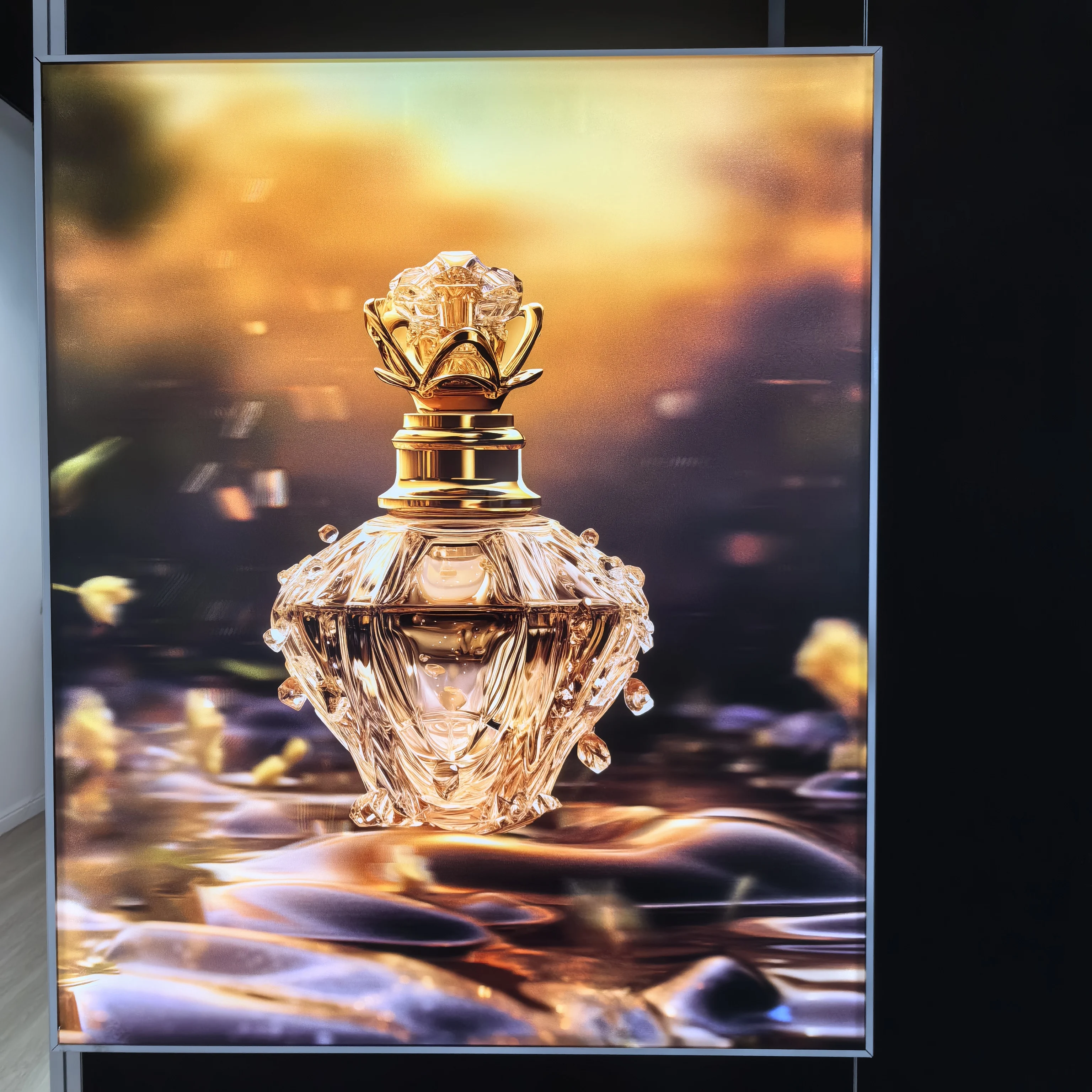 BIGIMAGE High Definition Digital UV printing service Auto Switching 3D Lenticular Raster Varying Picture advertising display