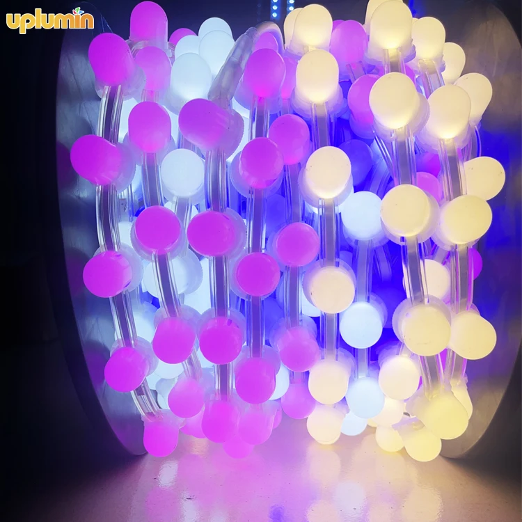 Uplumim Outdoor Wholesale decorative Lighting Vertical Led String Ball Light LED flexible strip Light