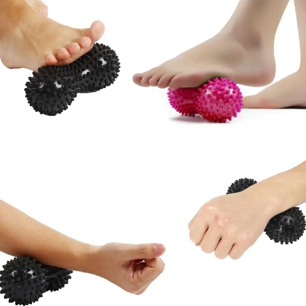 Peanut PVC Yoga Supplies with Thorns Workout Massage Hand Ball Fitness Inflated Air Bag body