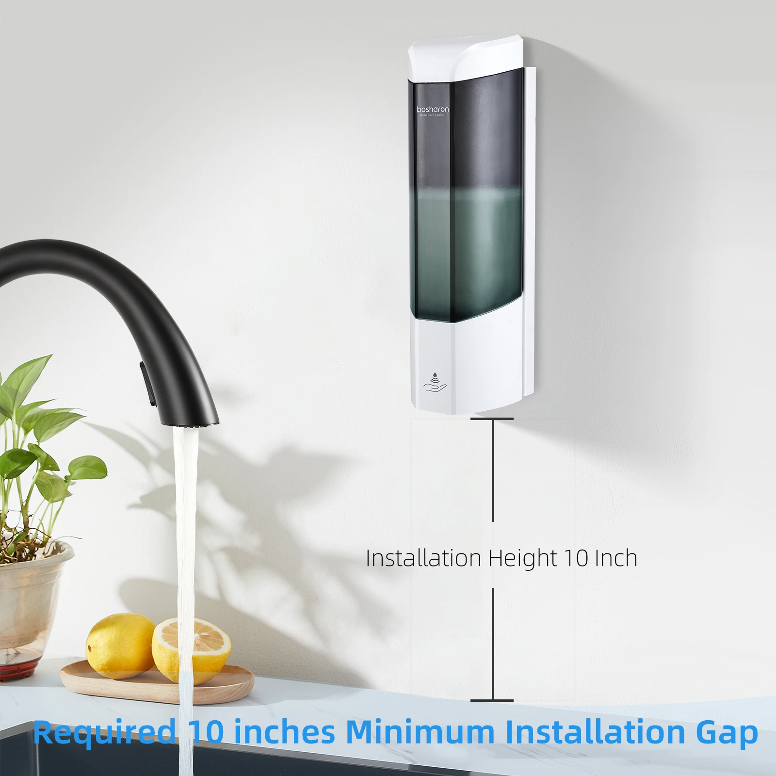 Large Capacity 700ml Smart Automatic Liquid Soap Dispenser White Bathroom Sanitizer Sanitizing Station Automated Soap Dispenser