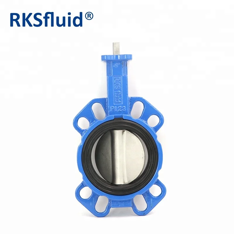Butterfly Valve Manufacturer DIN EPDM Ductile iron CF8M Resilient Seat Butterfly Valve customizable