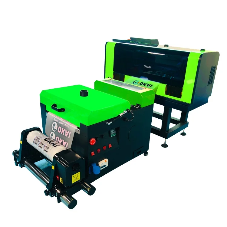 Okai A3 30CM CE Certified Automatic dtf printer machine direct to film high resolution DPI direct to film