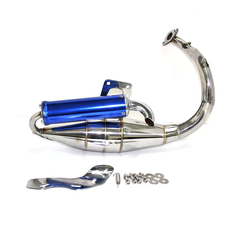 V8 Motorcycle Exhaust System For Honda DIO50/AF24/AF27/AF28/AF30/ DIO AF18 Exhaust Pipe 50cc Scooter Racing Exhaust