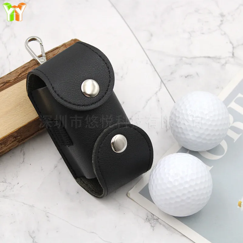 zhuoyue 4-color golf ball small waist pack 2 bags leather storage