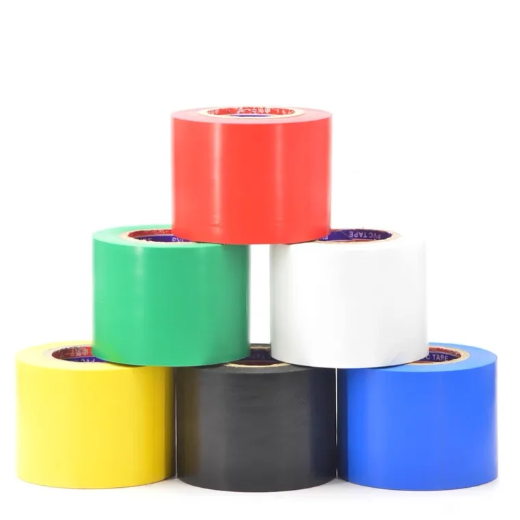 Export quality colorful rubber PVC duct tape with adhesive for gas pipe wrapping and bonding