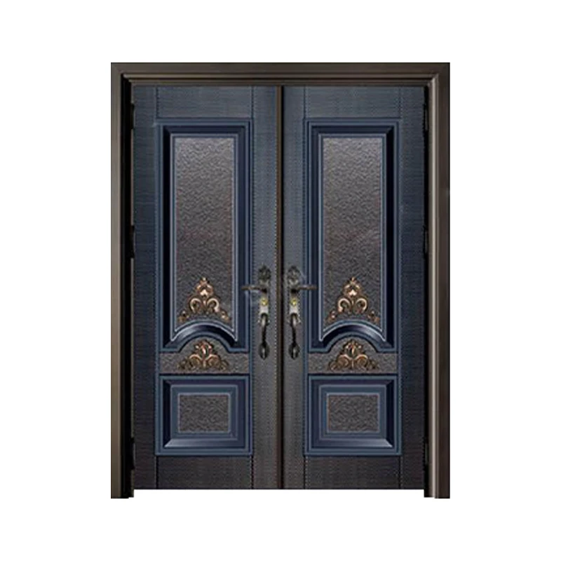 Современные алюминиевые наружные входные двери из нержавеющей стали