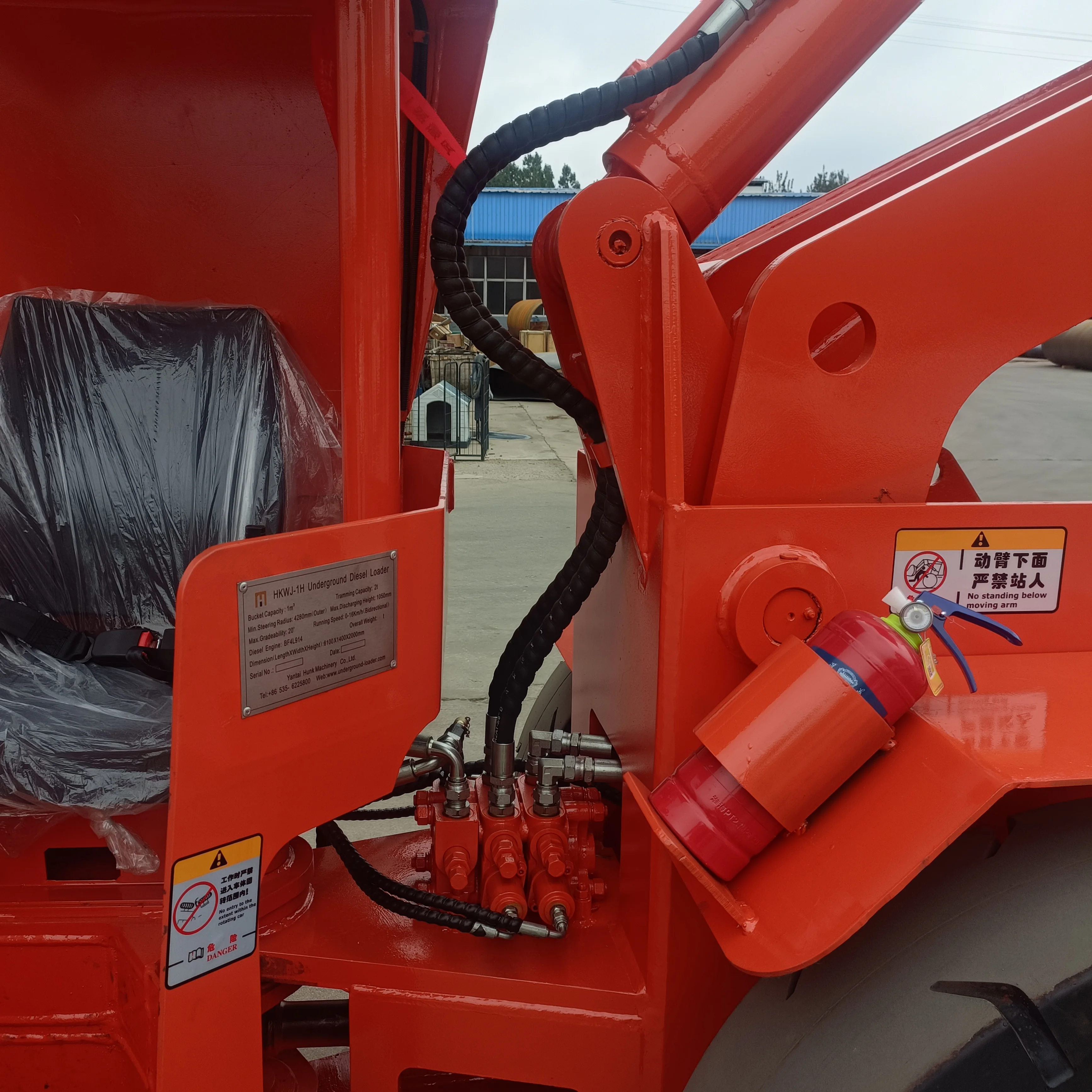 Yantai Made 1 M3 Underground Mining LHD 2 Ton Underground Diesel Engine Loader