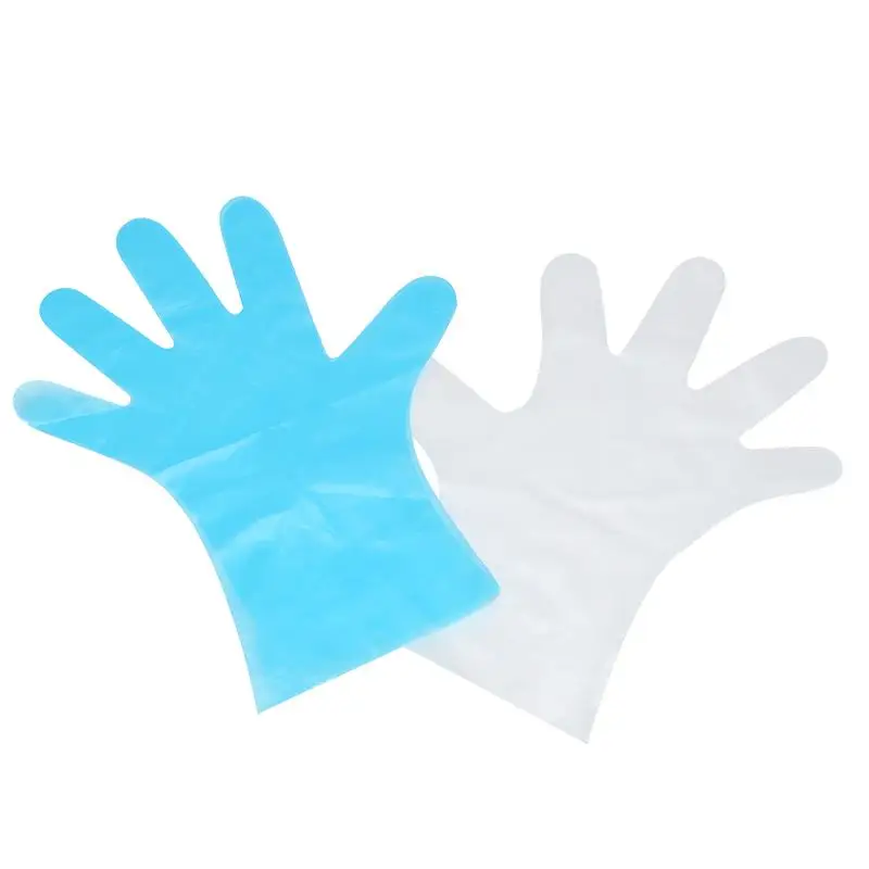 Plastic Poly Gloves Single Use Hand Covers for Food Safe Handling Preparation Kitchen Cooking