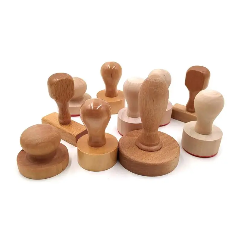 Новое поступление круглые квадратные прямоугольные деревянные брендовые штампы для даты игрушки Художественная открытка штамп