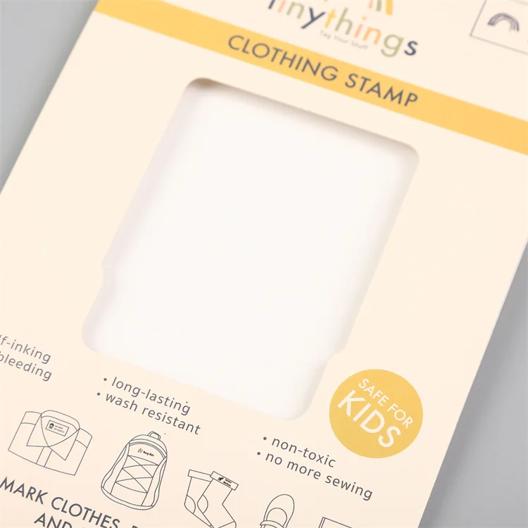 FSC 2024 Custom Your Brand Logo Custom Printing Blister Packs Packaging with Double-Sided Tape