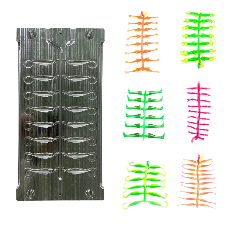 Форма для рыболовной приманки мягкие силиконовые формы в виде червя