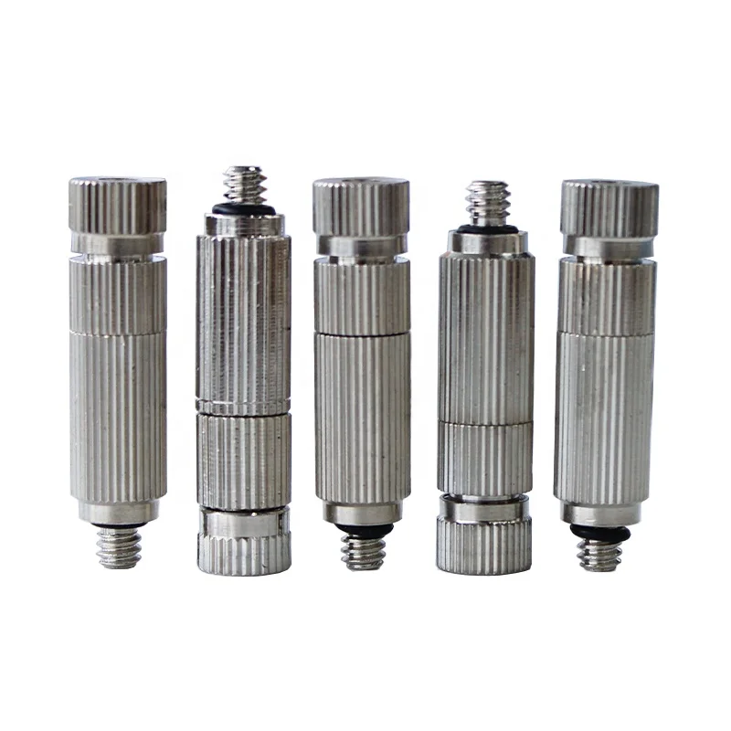 Digital Timer Outdoor Misting Cooling System-1L/min Fog Machine Stainless Steel Cover Water Spray Machine Outdoor Irrigation