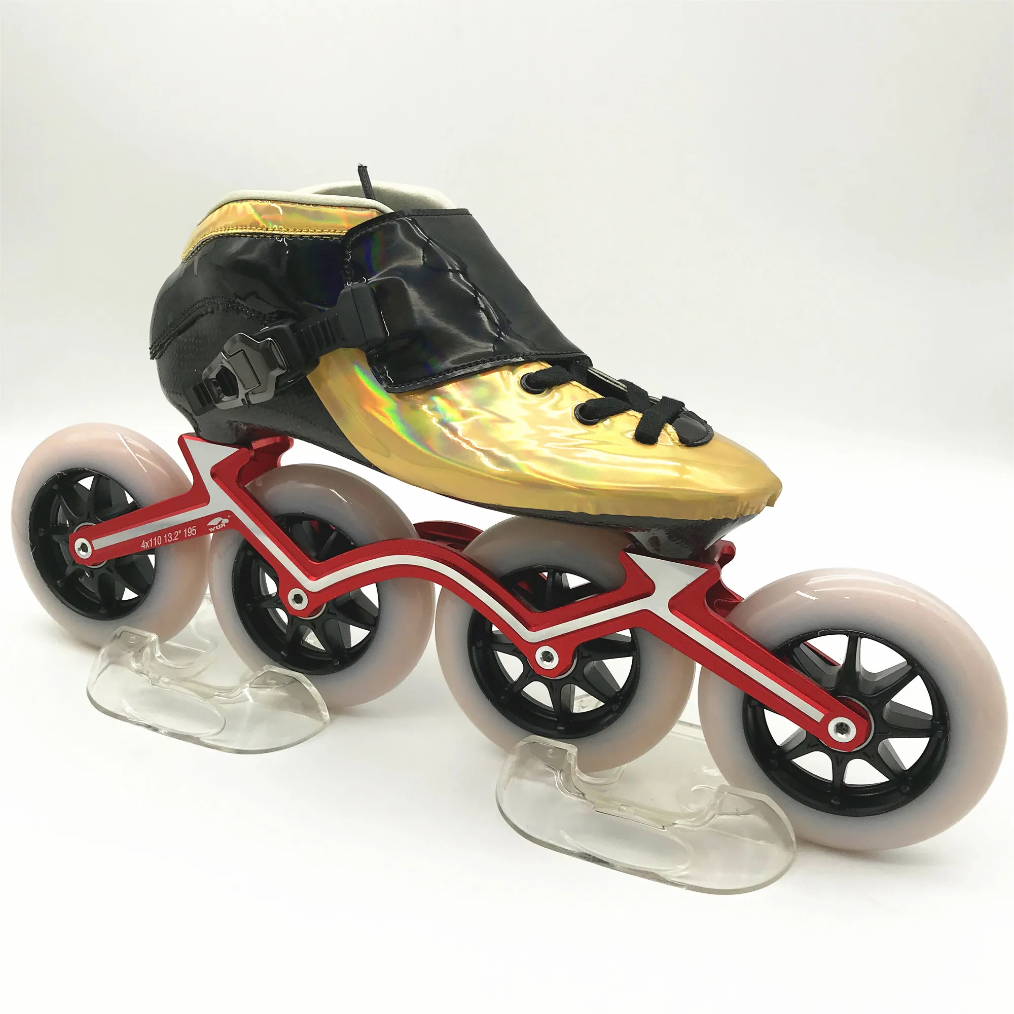 
OEM/ODM factory carbon fiber fashion mens womens skate shoes inline speed 3 /4 wheels roller skates 