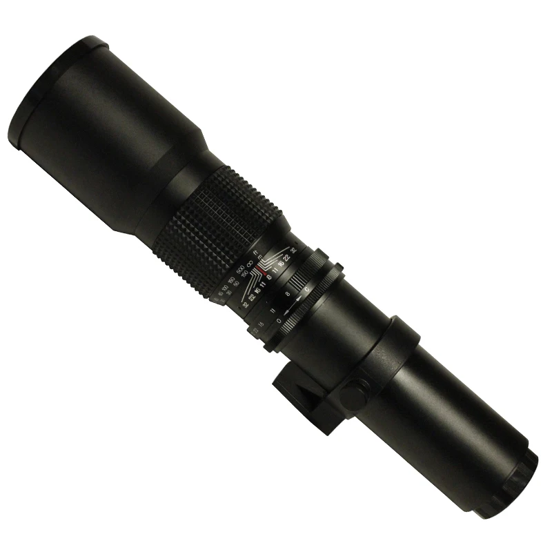 Kapkur new design 500mm f/8 preset camera lens for Canon EF mount  for Ni-kon mount