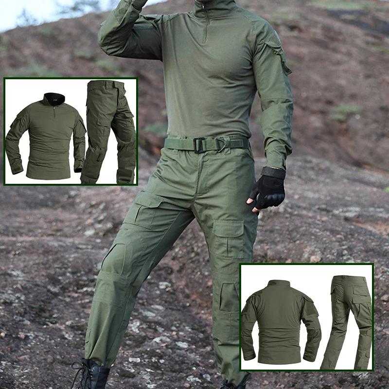 Factory Goods Direct Sale Tactical Frog Suit Outdoor Python CP Camouflage Suit Slim Fit Wear Resistant Training Suit jacket